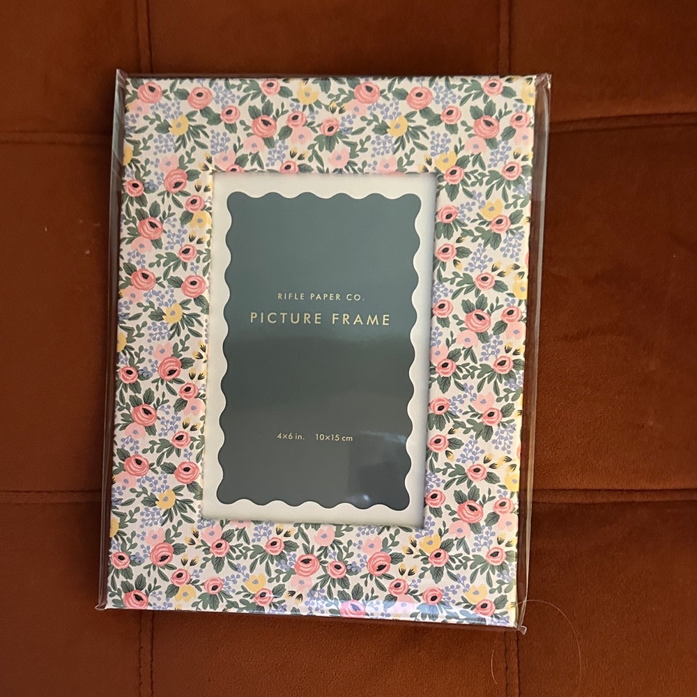 Rifle Paper Co. Floral Photo Frame in Pink, Green & Yellow